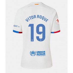 Barcelona Vitor Roque #19 Gostujuci Dres za Ženska 2023-24 Kratak Rukavima